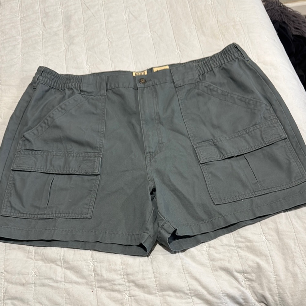 RedHead Gray Cargo Shorts Lightweight Relaxed Fit
